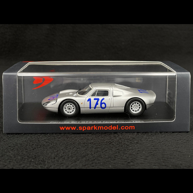 Diecast model cars Porsche 904 1/43 Spark GTS No.15 Rallye - Routes du Nord 1966