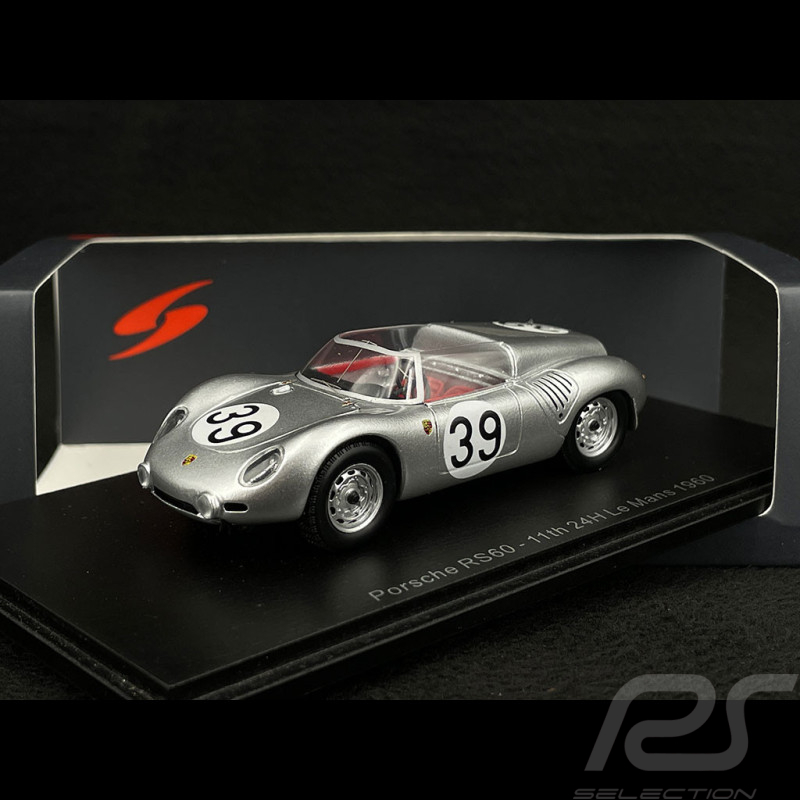Porsche 718 RS 60 n° 39 24h Le Mans 1960 1/43 Spark S9727