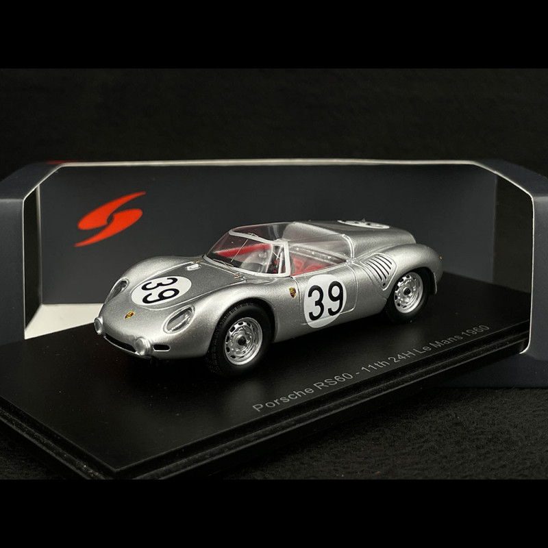 Porsche 718 RS 60 n° 39 24h Le Mans 1960 1/43 Spark S9727