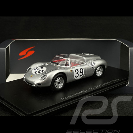 Porsche 718 RS 60 n° 39 24h Le Mans 1960 1/43 Spark S9727