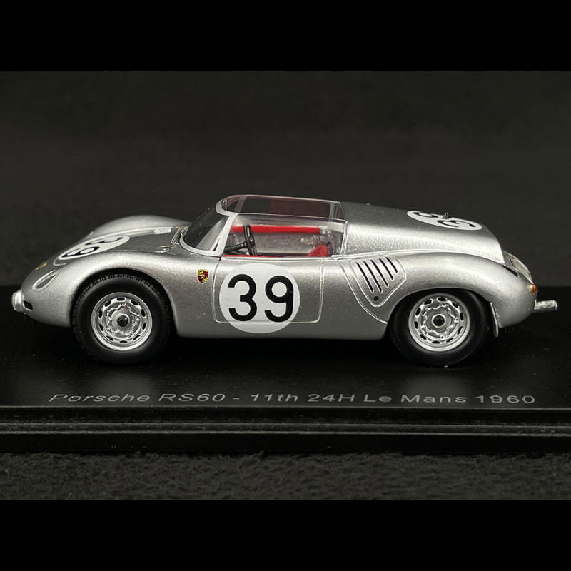 Porsche 718 RS 60 n° 39 24h Le Mans 1960 1/43 Spark S9727