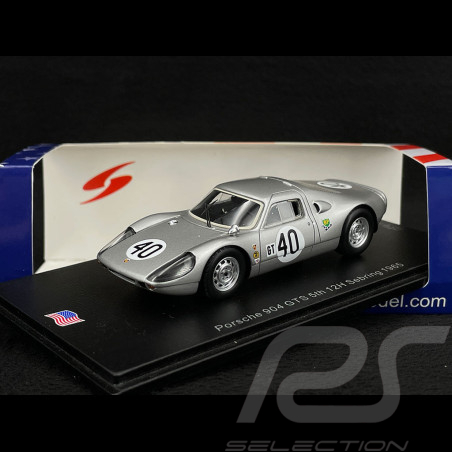 Porsche 904 GTS n° 40 12h Sebring 1965 1/43 Spark US263