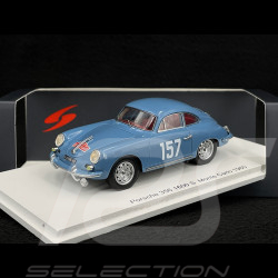 Porsche 356 B 1600 S n° 157 Rallye Monte Carlo 1960 1/43 Spark S6141
