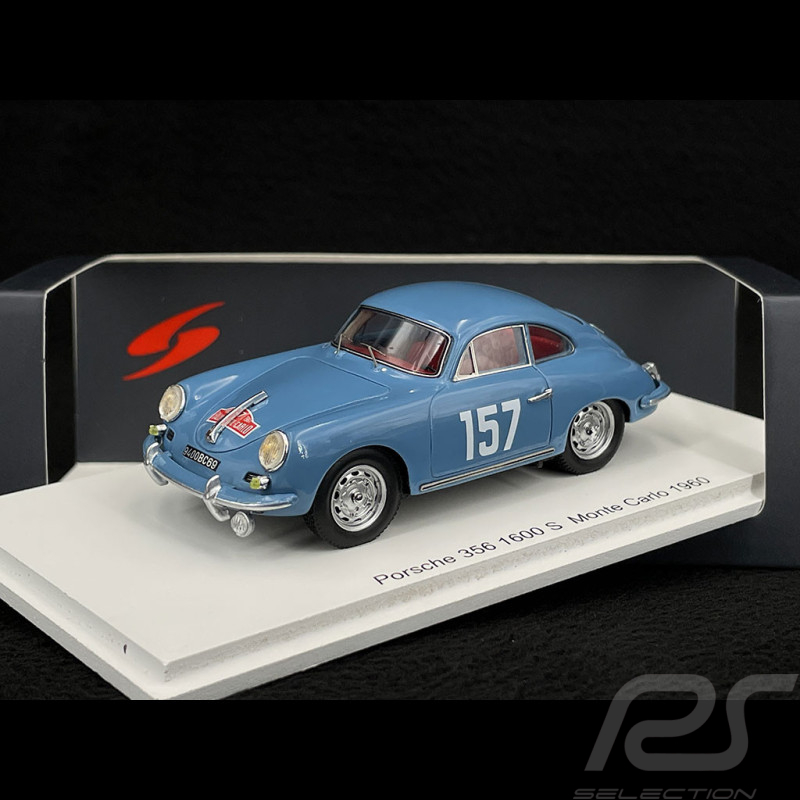 Porsche 356 B 1600 S n° 157 Rallye Monte Carlo 1960 1/43 Spark S6141