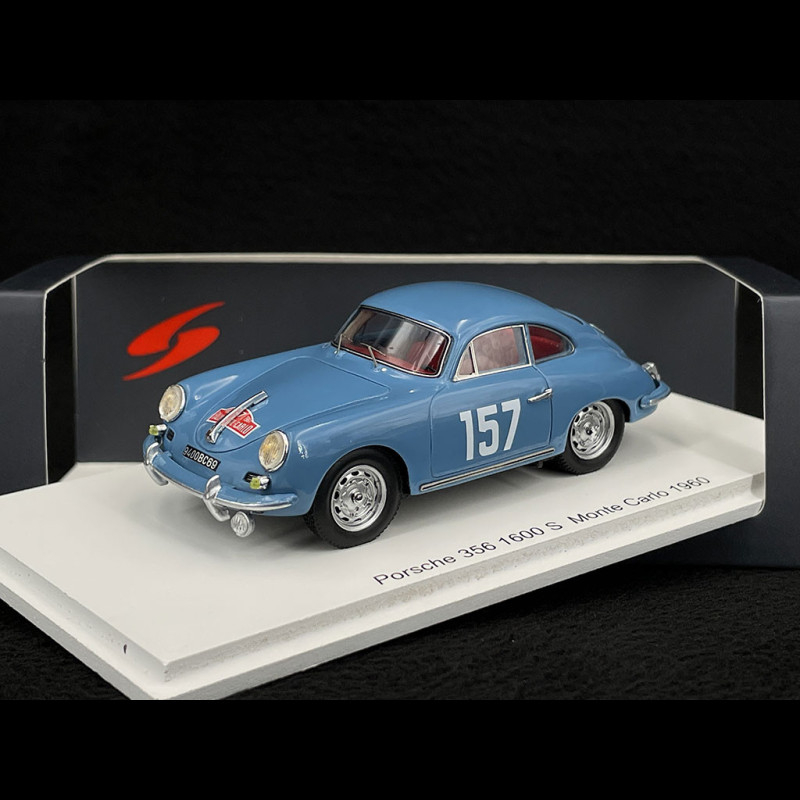 Porsche 356B 1600S #157 A. Gacon / R. Gannot - Rallye Monte Carlo 1960 Spark 1 43