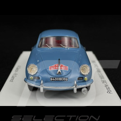Porsche 356 B 1600 S n° 157 Rallye Monte Carlo 1960 1/43 Spark S6141