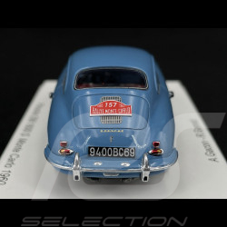 Porsche 356 B 1600 S n° 157 Rallye Monte Carlo 1960 1/43 Spark S6141