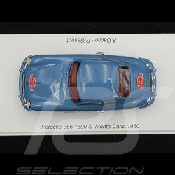 Porsche 356 B 1600 S n° 157 Rallye Monte Carlo 1960 1/43 Spark S6141