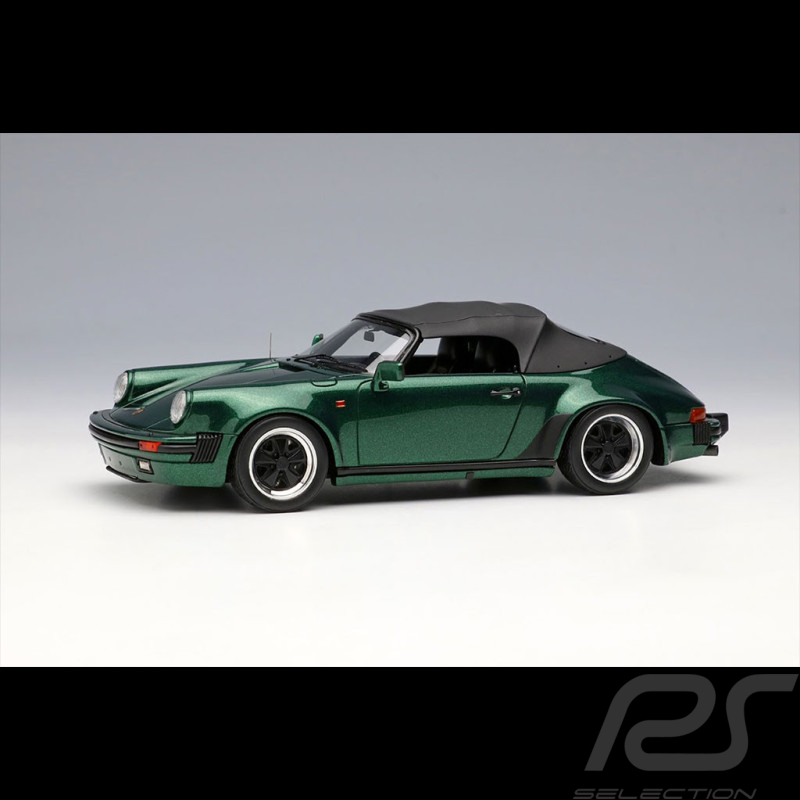 Porsche 911 Carrera 3.2 Speedster Turbolook 1989 Gris Forêt Métallique 1/43 Make Up Models VM138H