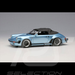 Porsche 911 Carrera 3.2 Speedster Turbolook 1989 Bleu Clair Métallique 1/43 Make Up Models VM138I