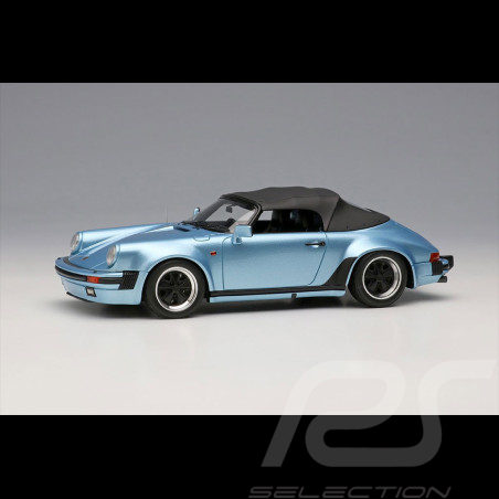 Porsche 911 Carrera 3.2 Speedster Turbolook 1989 Bleu Clair Métallique 1/43 Make Up Models VM138I