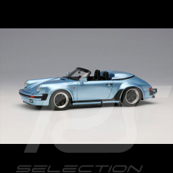 Porsche 911 Carrera 3.2 Speedster Turbolook 1989 Bleu Clair Métallique 1/43 Make Up Models VM138I