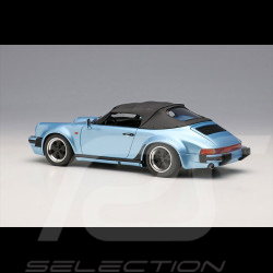 Porsche 911 Carrera 3.2 Speedster Turbolook 1989 Bleu Clair Métallique 1/43 Make Up Models VM138I