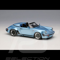 Porsche 911 Carrera 3.2 Speedster Turbolook 1989 Bleu Clair Métallique 1/43 Make Up Models VM138I