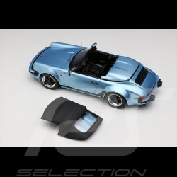 Porsche 911 Carrera 3.2 Speedster Turbolook 1989 Bleu Clair Métallique 1/43 Make Up Models VM138I