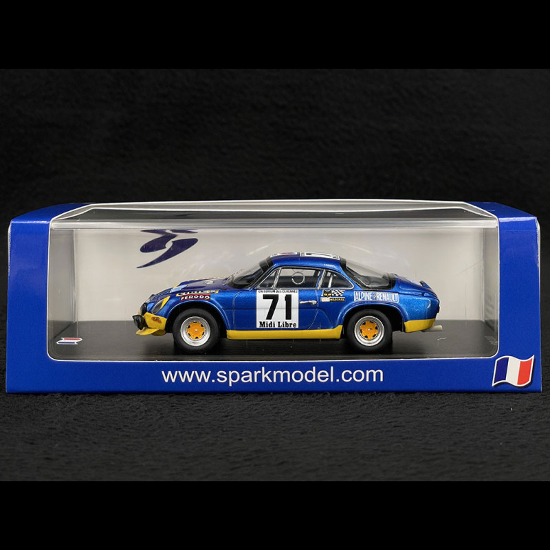 Décalcomanies Alpine A110 #95 Rallye Des Cévennes 1965 - Échelle 1:43 - ALO Decals - Neuf