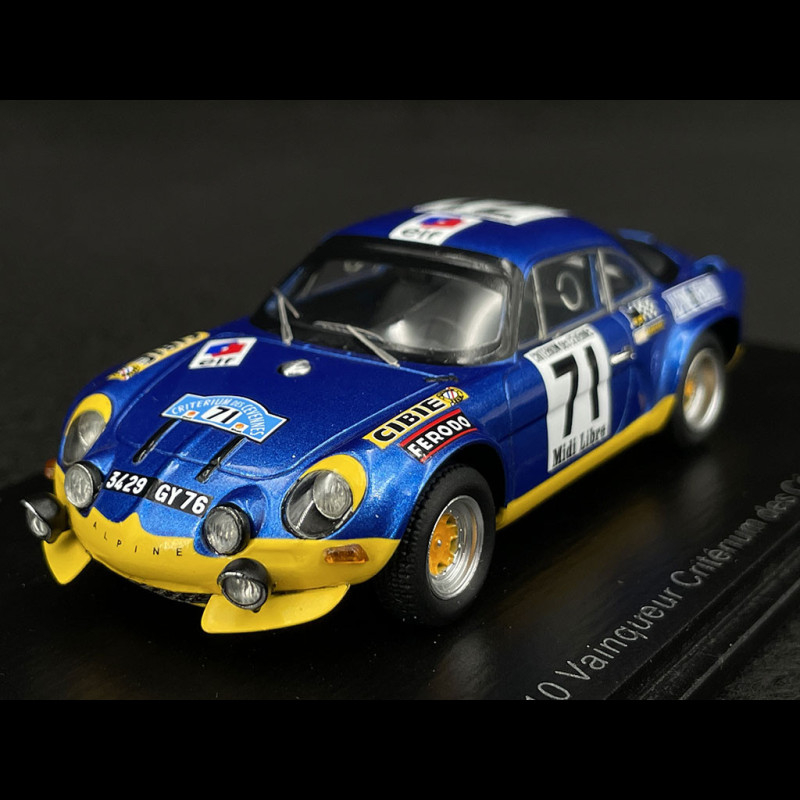 Miniature 1/43 Simca CG Proto MC - Rallye Critérium Des Cévennes 1971 - B. Fiorentino