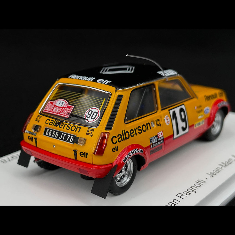 Spark 1/43 Renault 5 Alpine N°16 - Rallye Monte Carlo 1979 - Prévente