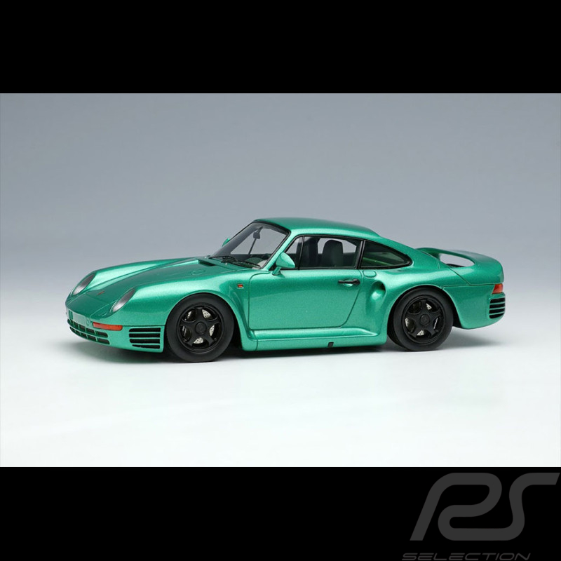 Porsche 959 1986 Vert Emeraude Métallique 1/43 Make Up Models EM305F