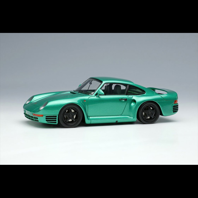 Porsche 959 1986 Emerald Green Metallic 1/43 Make Up Models EM305F