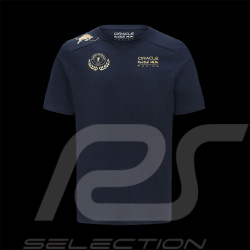 T-shirt Max Verstappen Red Bull Racing F1 Champion du Monde Bleu Marine 701225756-001 - homme