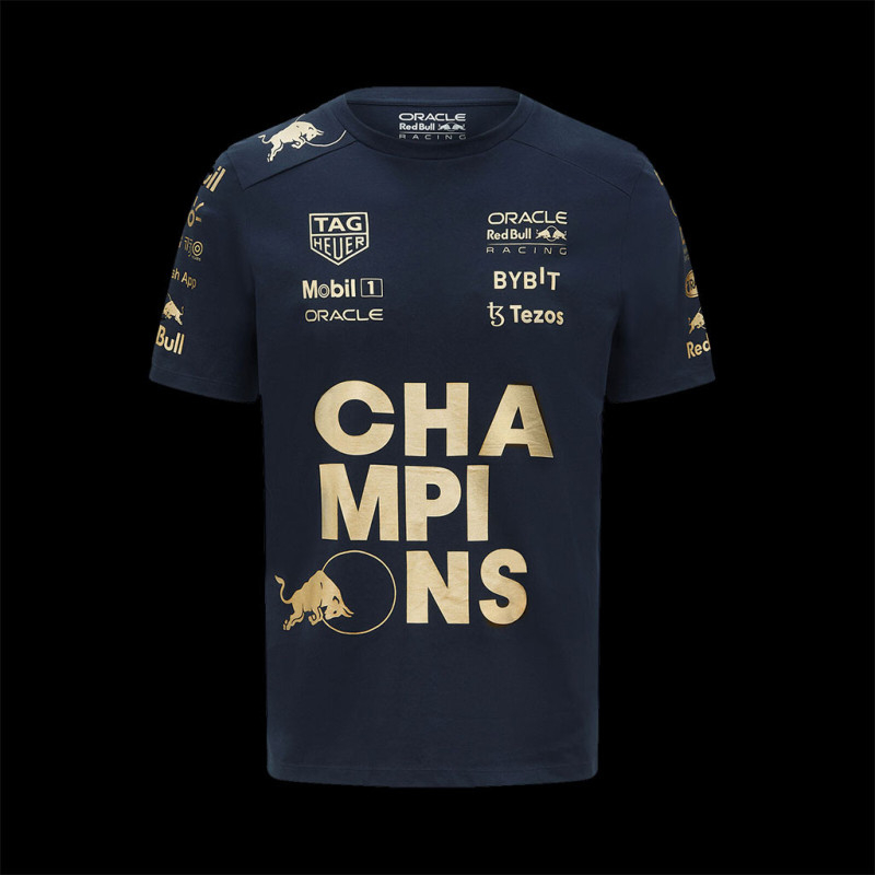 Red Bull Racing F1 2022 Constructors Champion T-Shirt -Navy
