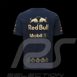 T-shirt Red Bull Racing Verstappen Pérez F1 Constructor Champions Navy Blue 701225757-001 - men