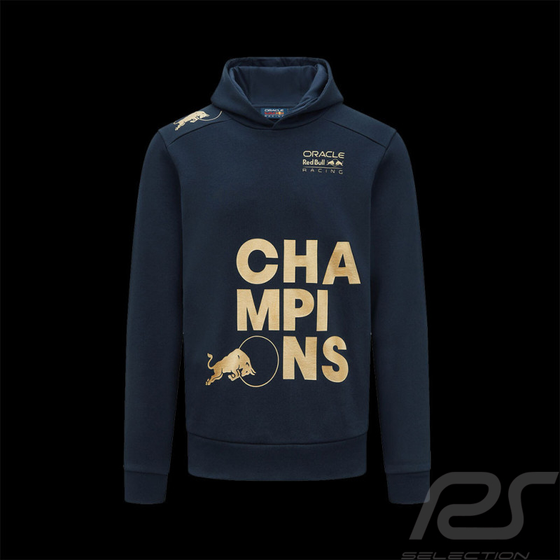 Sweatshirt Red Bull Racing Verstappen Pérez F1 Champion Constructeur Bleu Marine 701225759-001 - homme