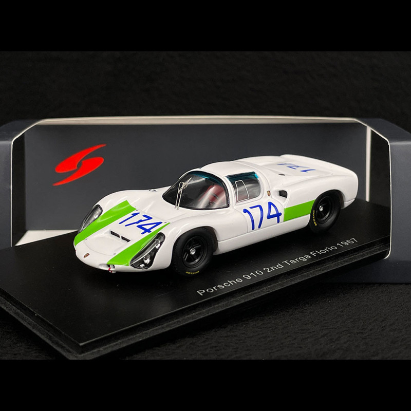 Jouet Ancien Bandai Porsche 910 Filoguider - 1967 - Voiture Mécanique Vintage Du Japon