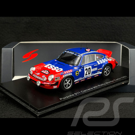 Porsche 911 SC n° 20 Rallye Monte Carlo 1980 1/43 Spark S6648