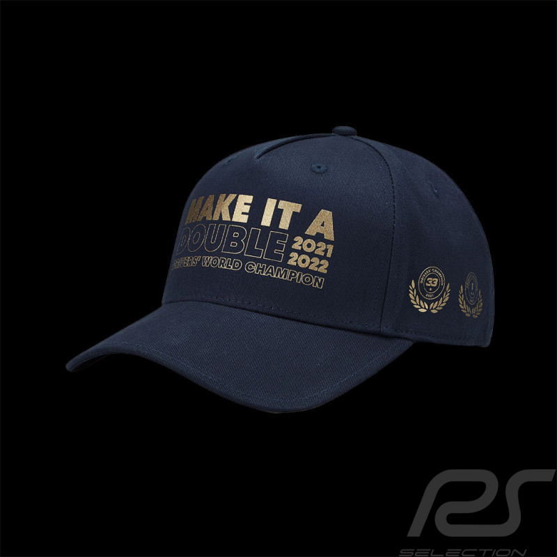 Kappe Max Verstappen Red Bull Racing F1 Weltmeister Marineblau 701225760-001