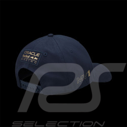 Cap Max Verstappen Red Bull Racing F1 World Champion Navy Blue 701225760-001