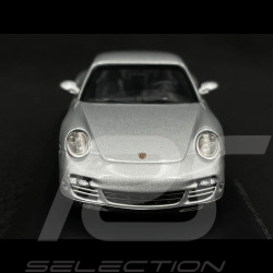 Porsche 911 Turbo Coupe Type 997 2009 GT Silber 1/43 Minichamps 943069016
