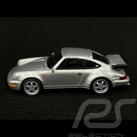 Porsche 911 Turbo 3.6 Type 964 1993 Argent Polaire 1/64 Schuco 452027000