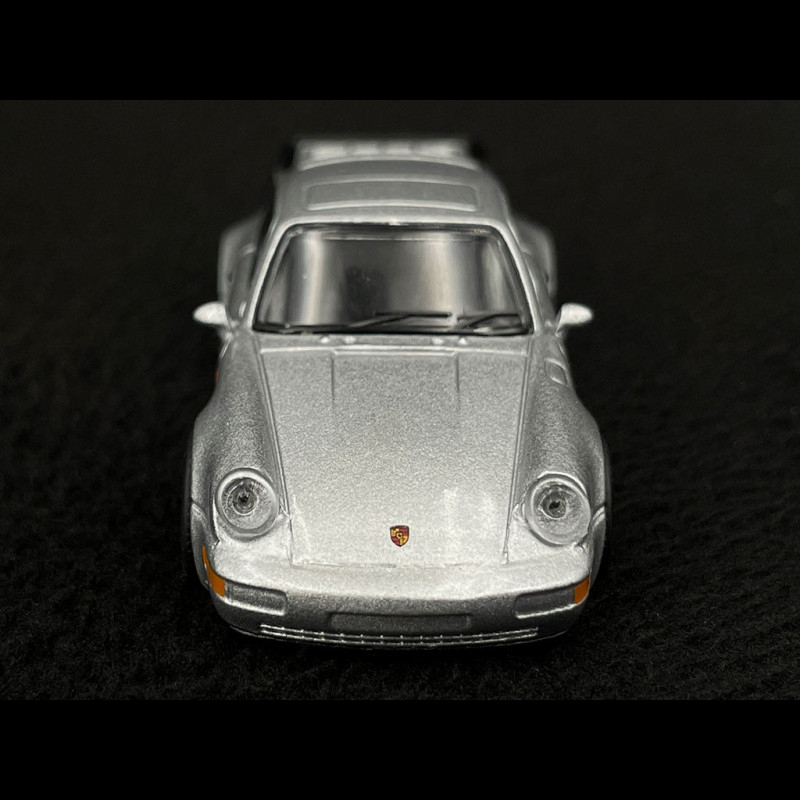 Porsche 911 Turbo 3.6 Type 964 1993 Argent Polaire 1/64 Schuco