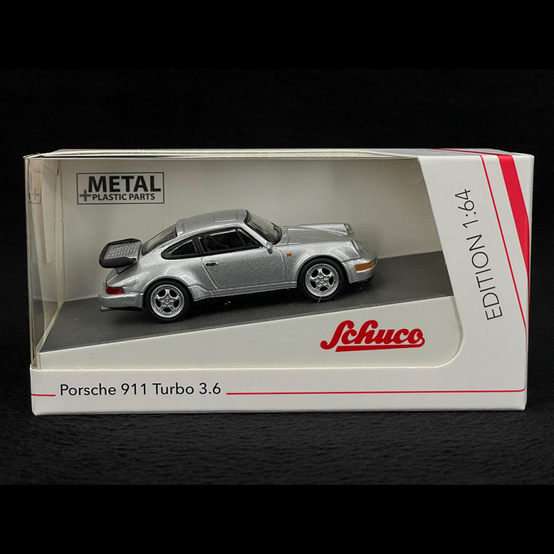Kyosho 1:43 Porsche 911 Turbo 3.3 Année 1988 argent 05525S modèle Kyosho 1:43 Porsche 911 Turbo 3.3 Année 1988 argent 05525S modèle