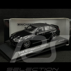 BMW M3 Competition Limousine 2020 Noir Saphir Métallique 1/43 Minichamps 410020202