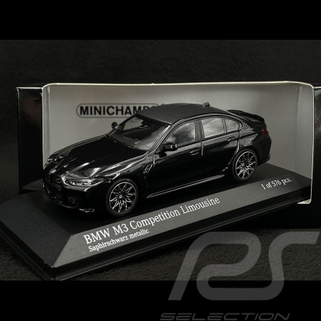 BMW M3 Competition Limousine 2020 Saphirschwarz Metallic 1/43 Minichamps 410020202