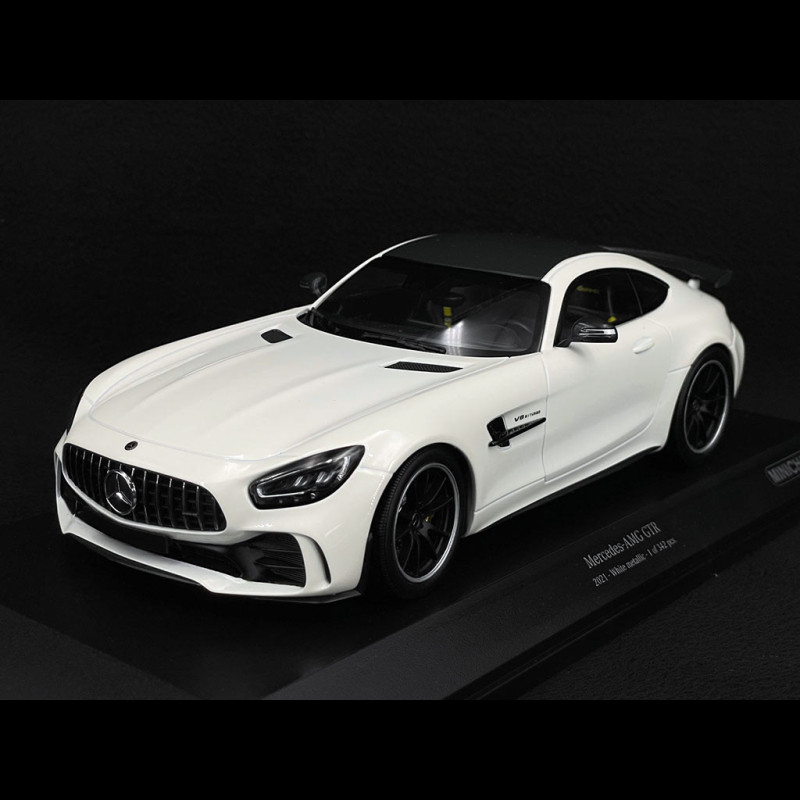 Modèle Réduit Mercedes AMG GT-R 2021 Rouge 1:18 Minichamps – Die-cast Métal Neuf Sous Boîte