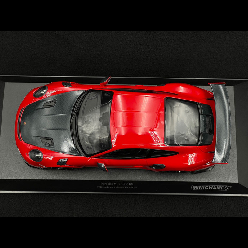 Porsche 911 GT2 RS Type 991 2018 Guards Red 1/18 Minichamps 155068307