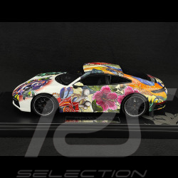 Porsche 911 Carrera 4S Coupé Flower Design Type 992 2019 Multicolore 1/18 Minichamps 155067329