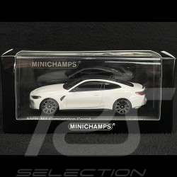 BMW M4 Competition Coupé 2020 Alpinweiß 1/43 Minichamps 410020122