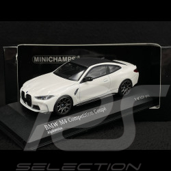 BMW M4 Competition Coupé 2020 Blanc Alpin 1/43 Minichamps 410020122