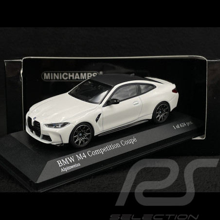 BMW M4 Competition Coupé 2020 Blanc Alpin 1/43 Minichamps 410020122