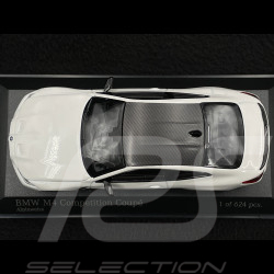 BMW M4 Competition Coupé 2020 Blanc Alpin 1/43 Minichamps 410020122