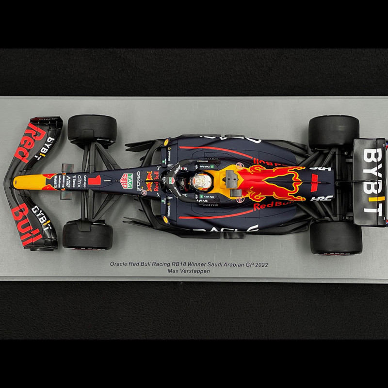 Max Verstappen Red Bull Racing RB18 n° 1 Winner GP Saudi Arabia