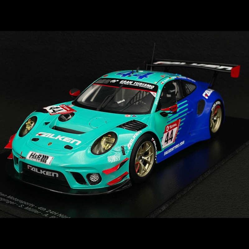 Porsche 911 GT3 R Type 991 n° 44 24h Nürburgring 2021 1/18 Spark 18SG055