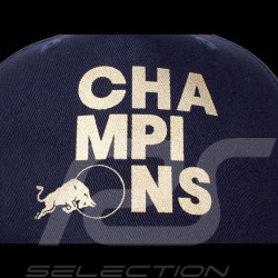 Casquette Red Bull Racing Verstappen Pérez F1 Champion Constructeur Bleu Marine 701225761-001