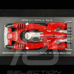 Glickenhaus 007 LMH n° 708 4ème 24h Le Mans 2022 1/43 Spark S8613