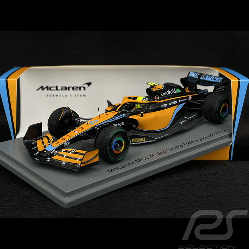 Lando Norris McLaren MCL36 n° 4 3rd GP Italia 2022 F1 1/43 Spark S8540